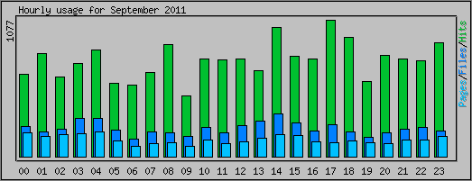 Hourly usage