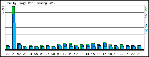 Hourly usage