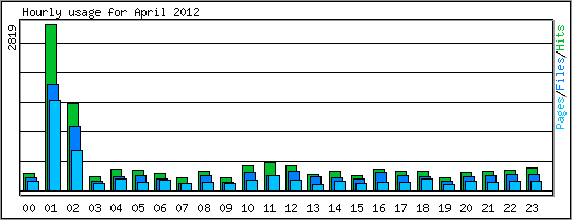 Hourly usage