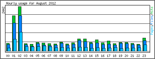 Hourly usage