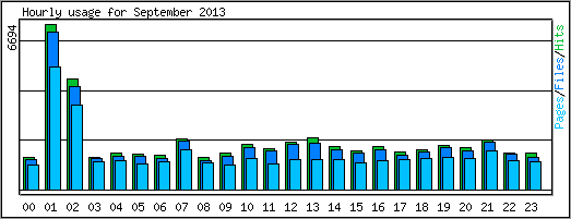 Hourly usage
