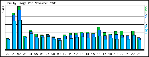 Hourly usage