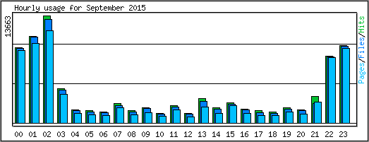 Hourly usage