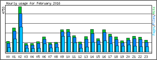 Hourly usage