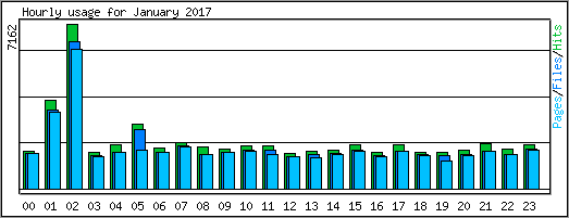 Hourly usage