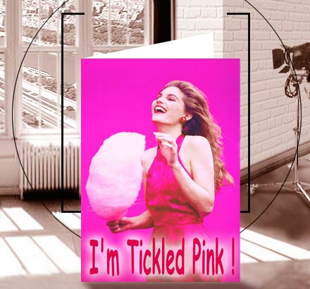 I'm tickled pink